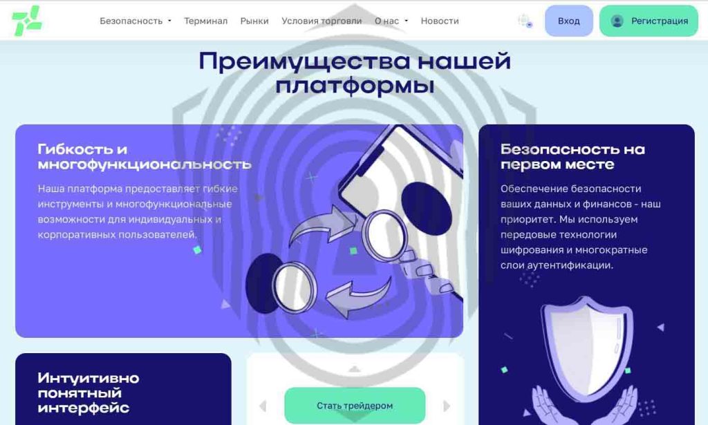 Заявленные преимущества брокера LayaeInc