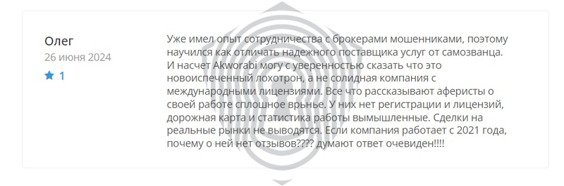 отрицательные отзывы клиентов о брокере Akworabi и упоминания потерь вкладов